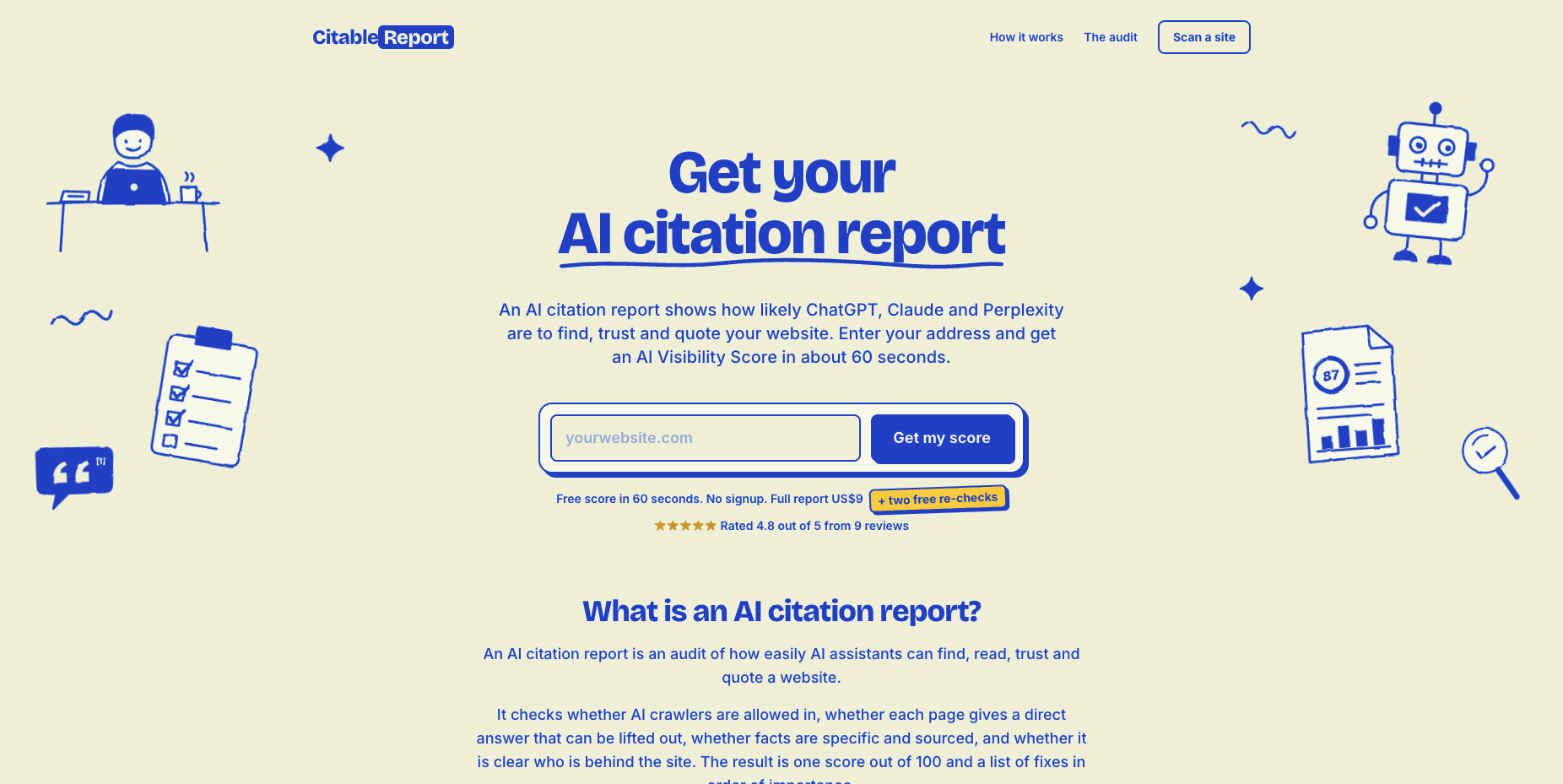 CitableReport screenshot 1