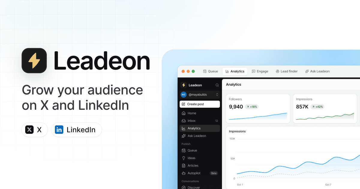 Leadeon screenshot 1