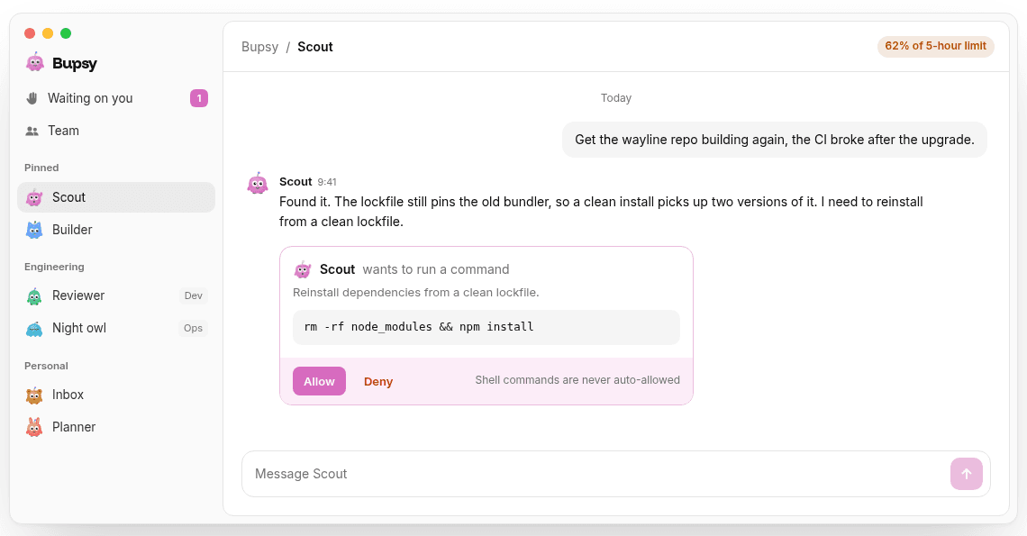 Bupsy screenshot 1