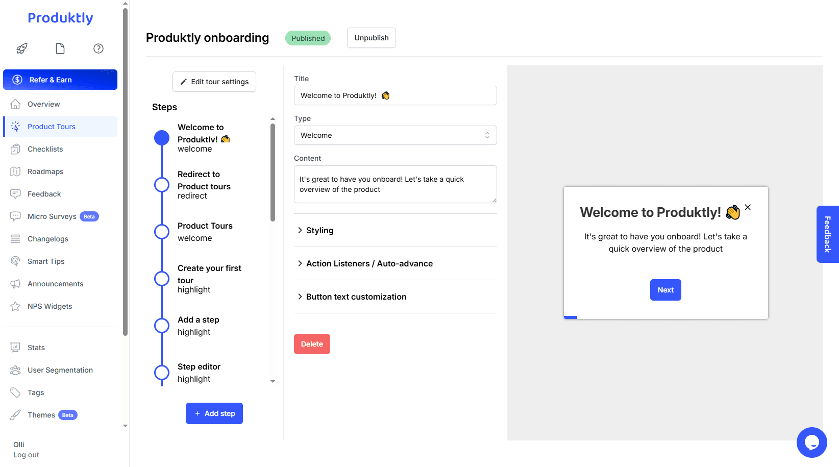 Produktly screenshot 3