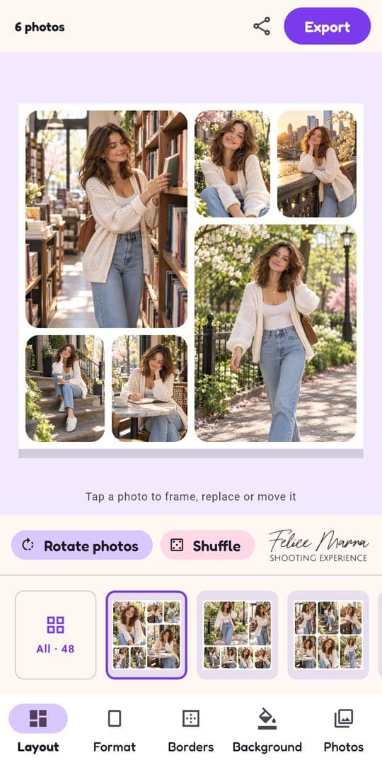 Photo Collage Maker & Grid screenshot 2