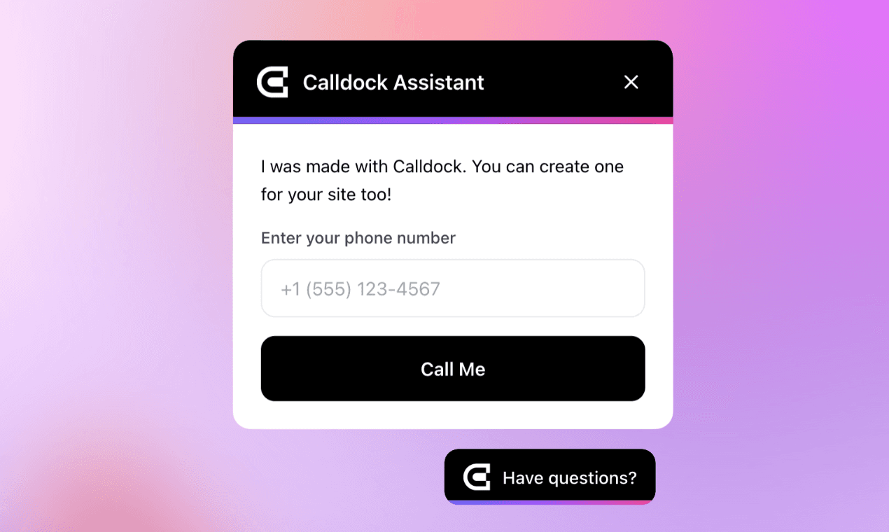 Calldock screenshot 1