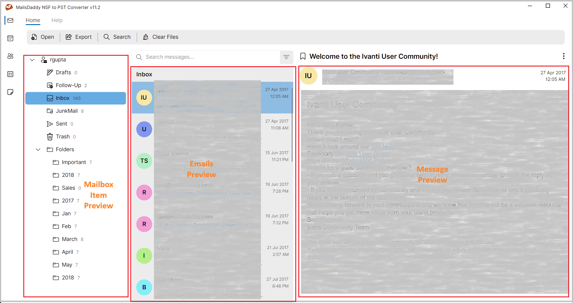 MailsDaddy NSF to PST Converter screenshot 1