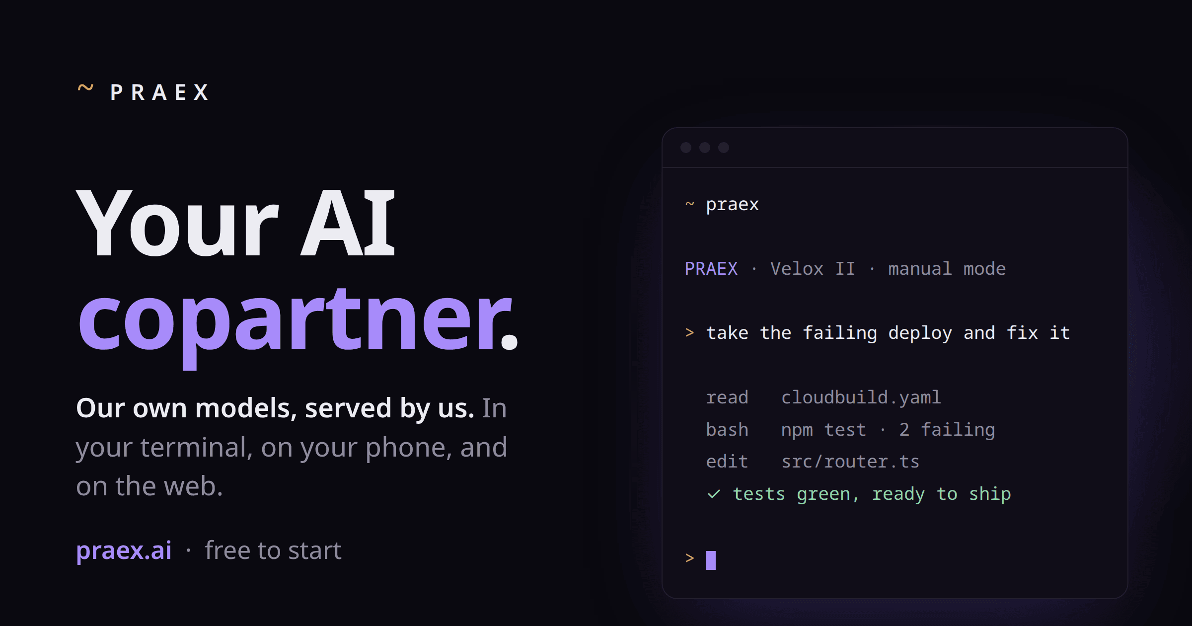 Praex screenshot 1