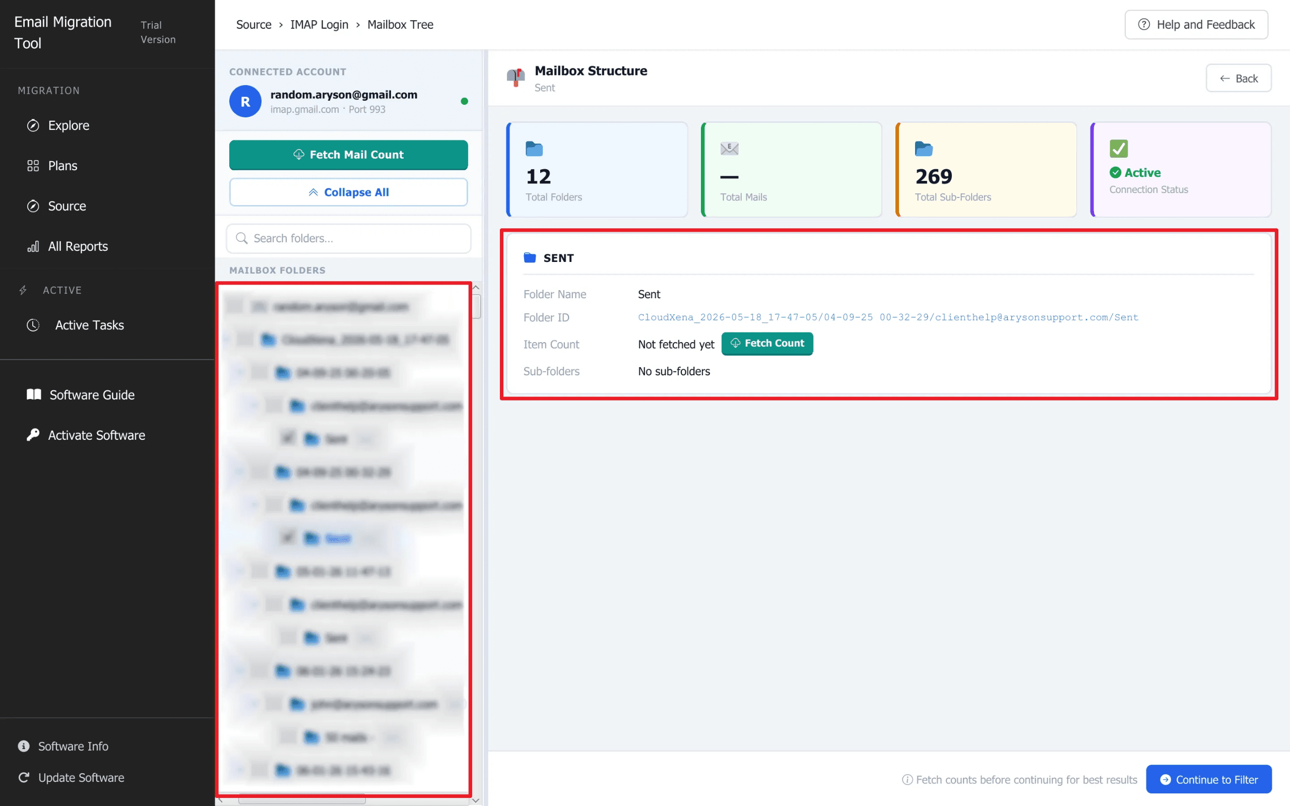 MacSonik IMAP to Office 365 Migration Tool screenshot 3