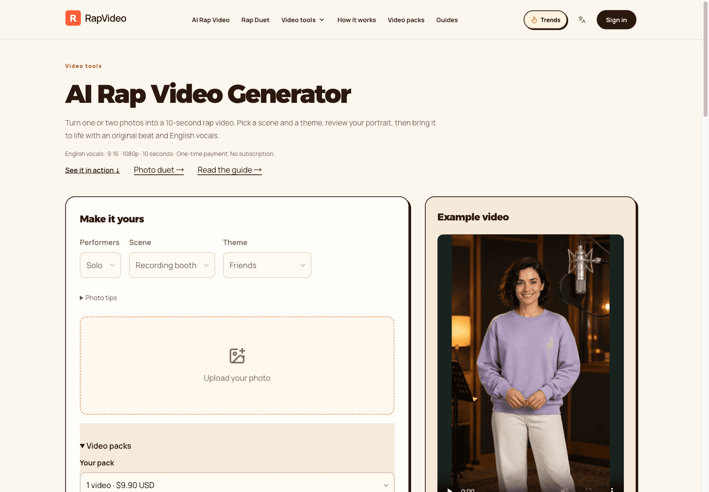 RapVideo screenshot 1