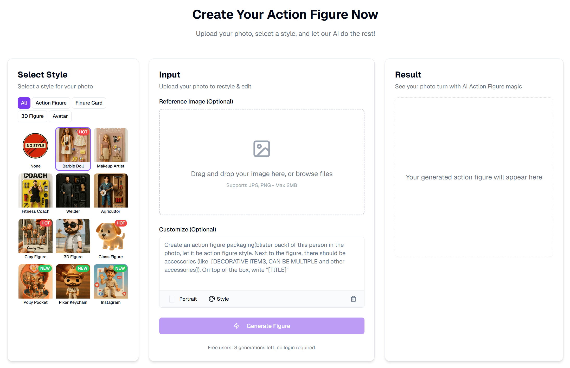 Action Figure AI screenshot 1