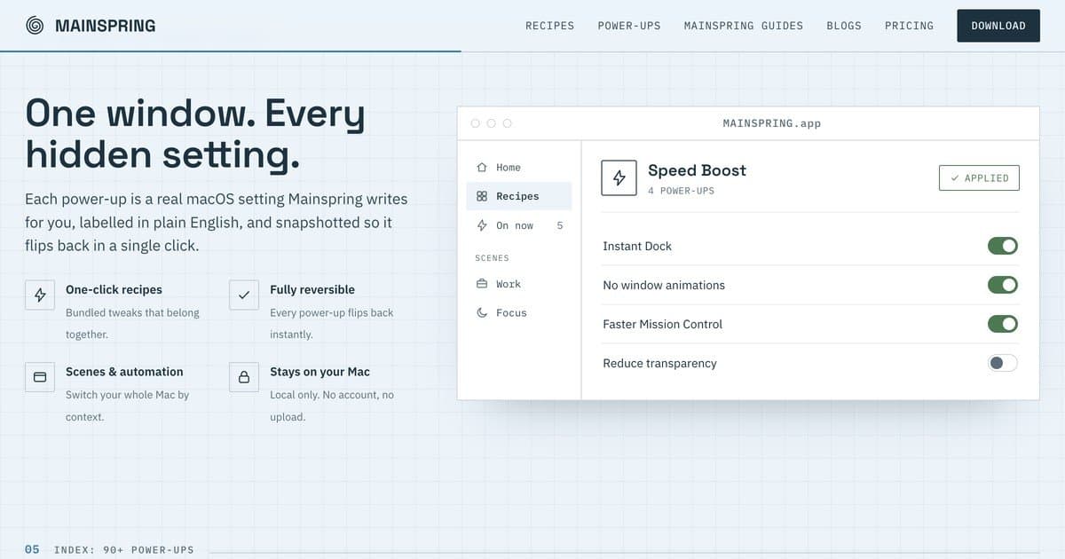 Mainspring screenshot 3