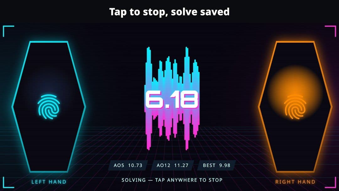 TwoHand Cube Timer - Solve Log screenshot 3
