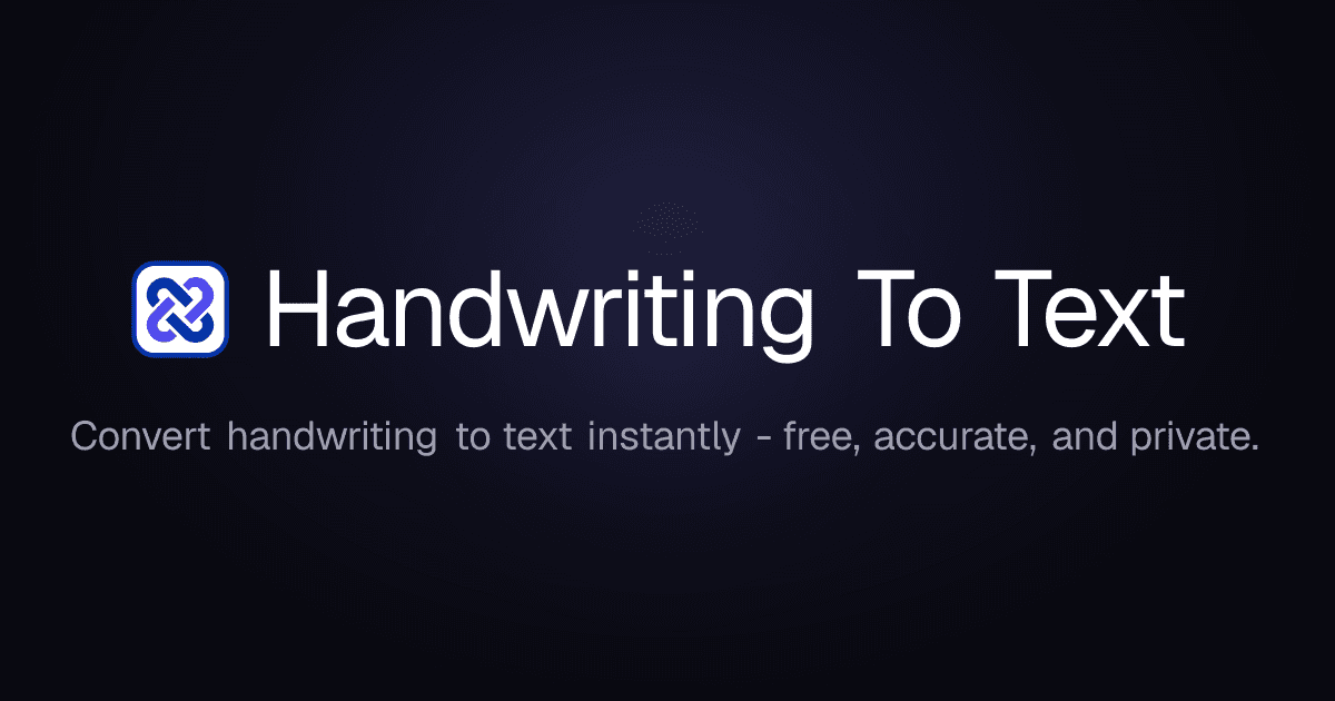 Handwriting To Text screenshot 1