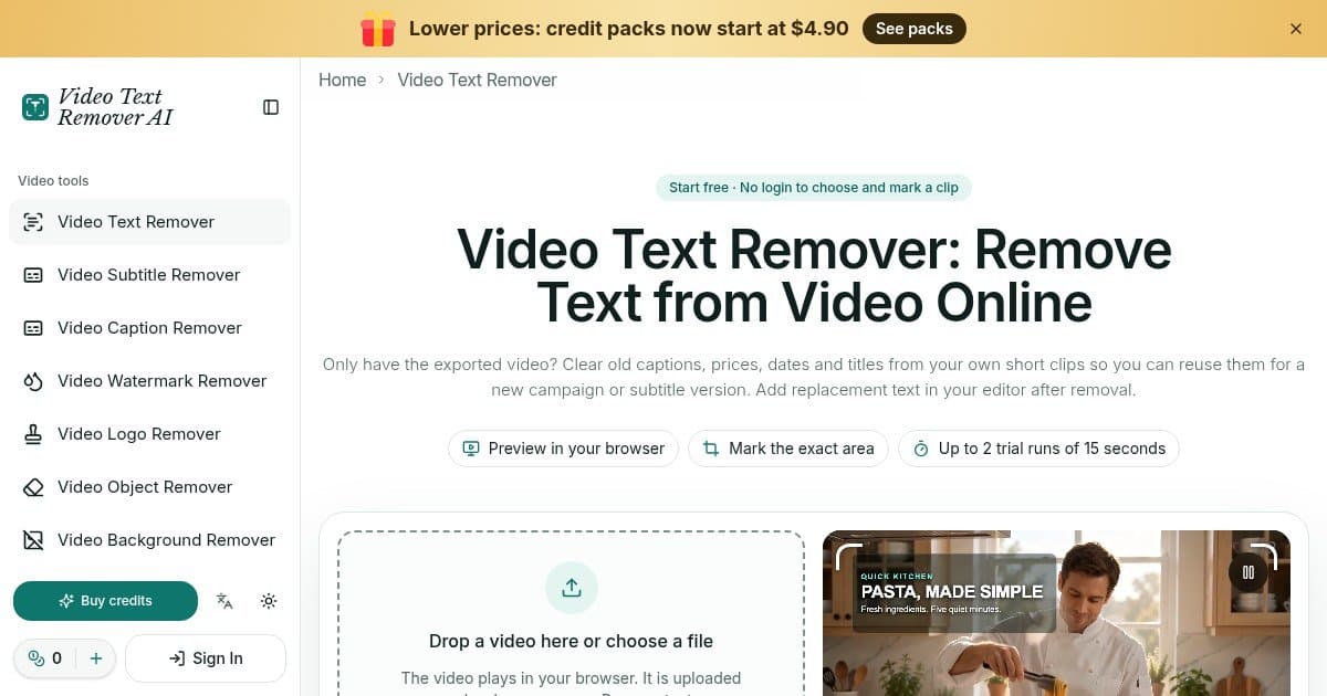 Video Text Remover AI screenshot 1