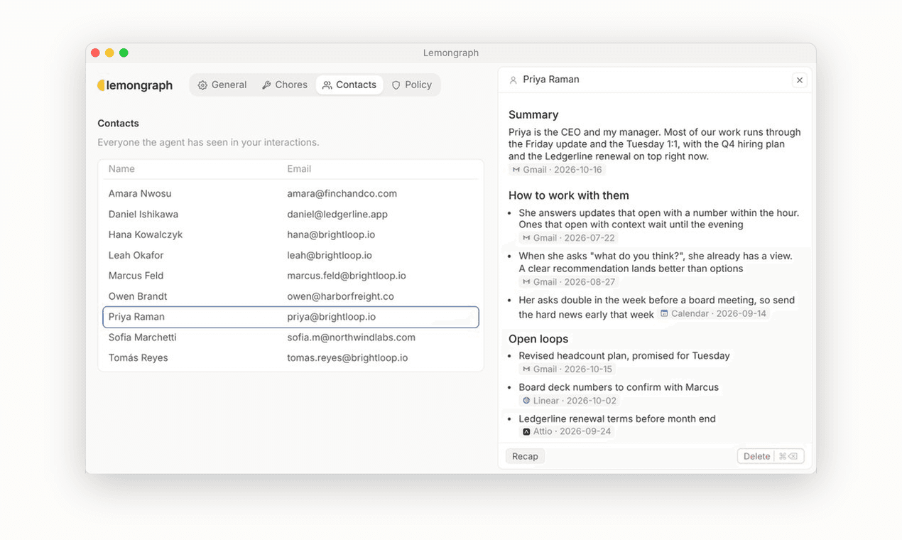 Lemongraph screenshot 4