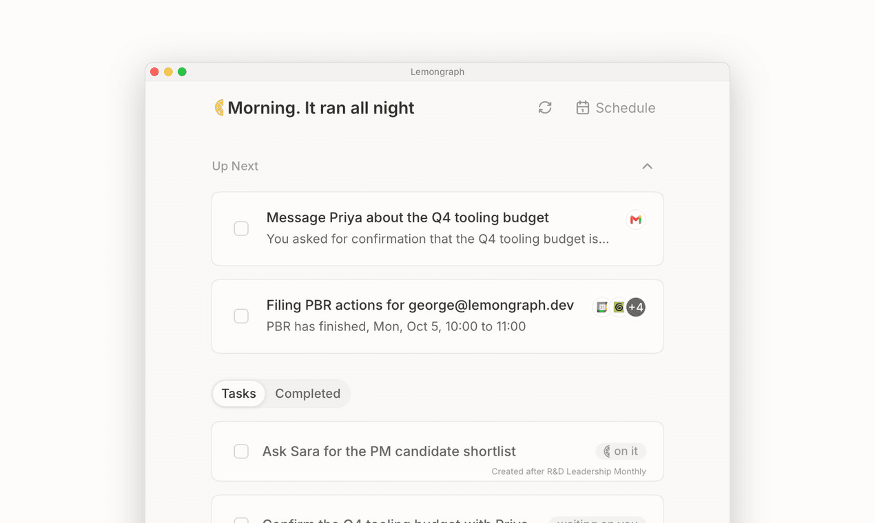 Lemongraph screenshot 5