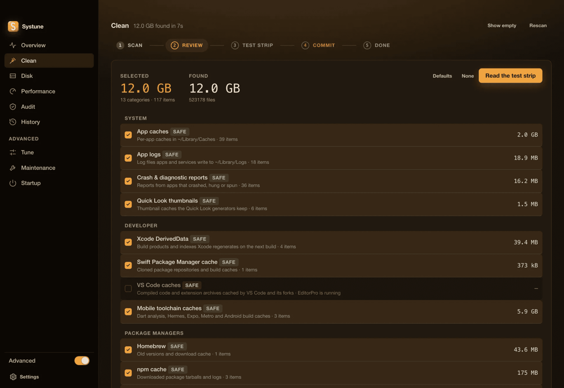 Systune screenshot 2