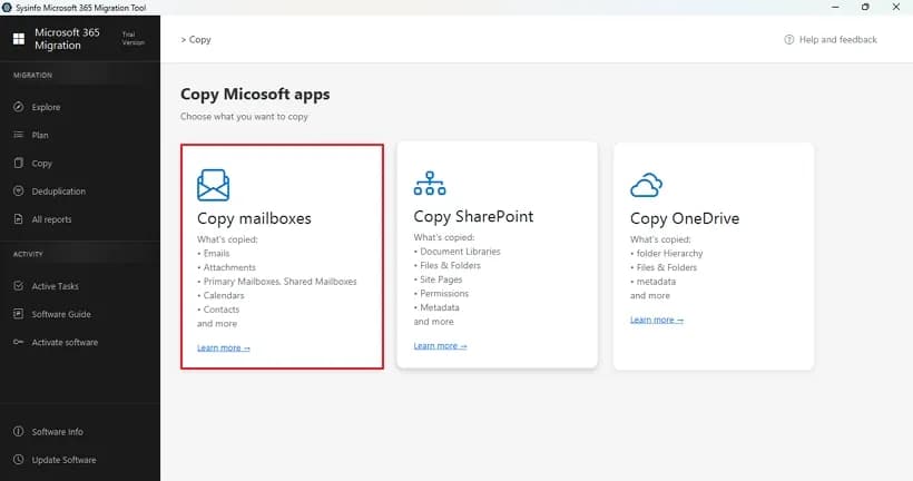 SysInfo SharePoint Migration Tool screenshot 2