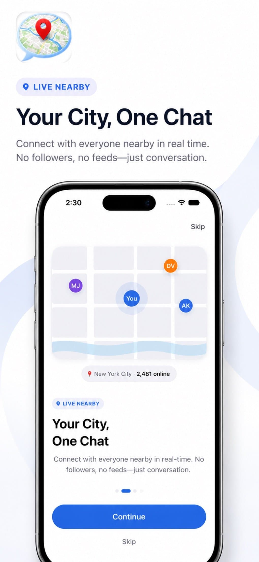 CityChat screenshot 1