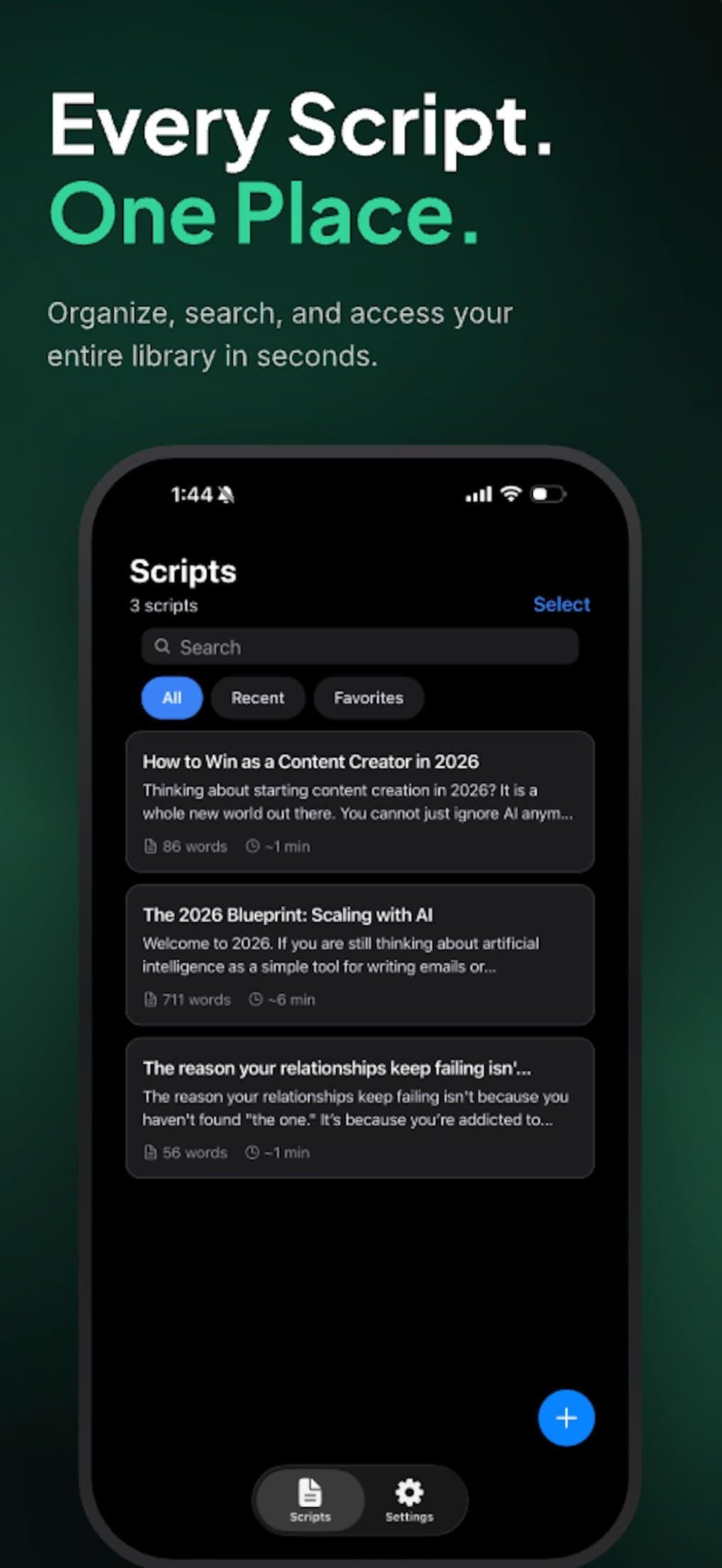 ScriptCam screenshot 1