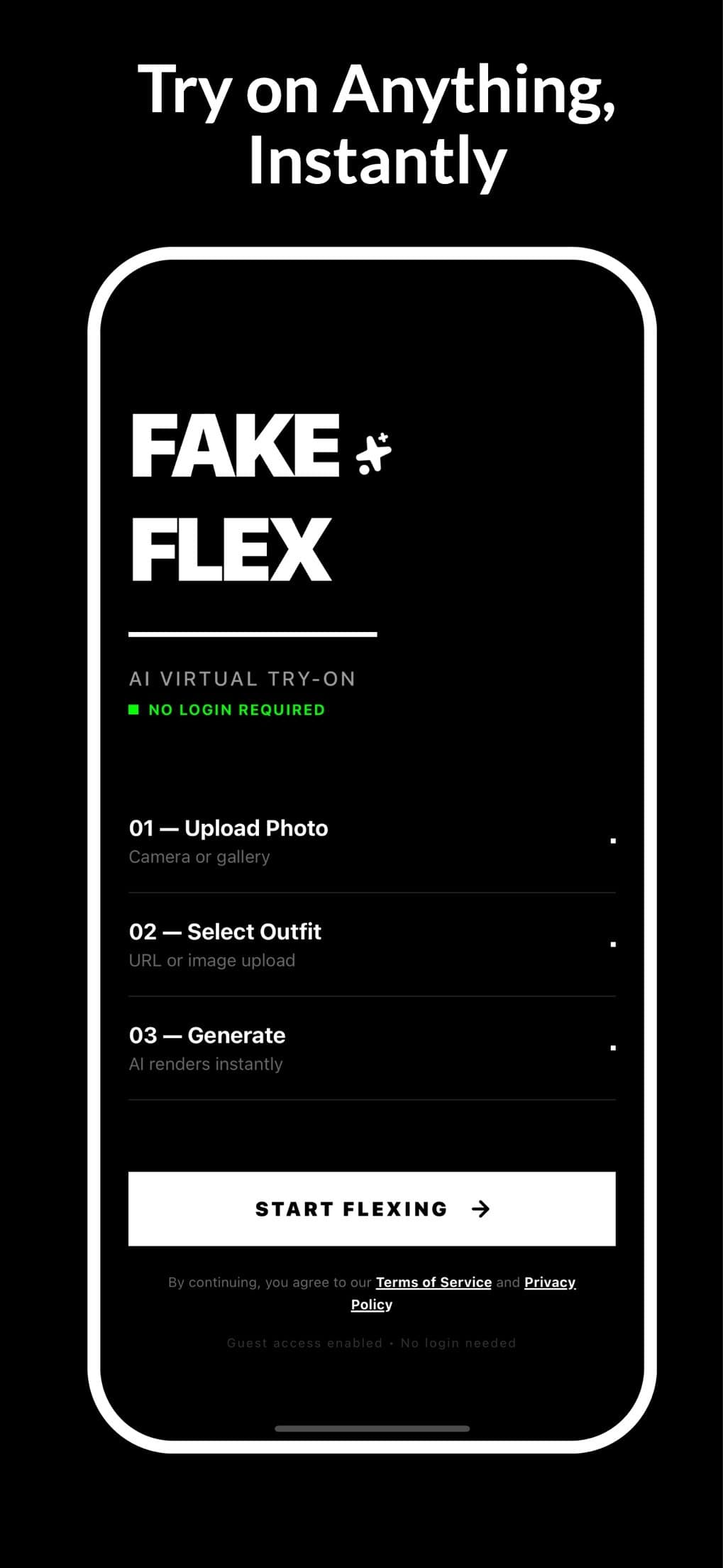 Fake Flex screenshot 1