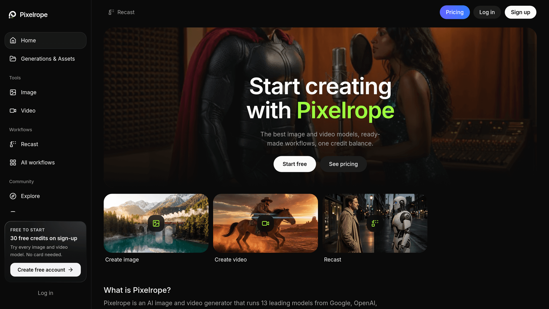 Pixelrope screenshot 1
