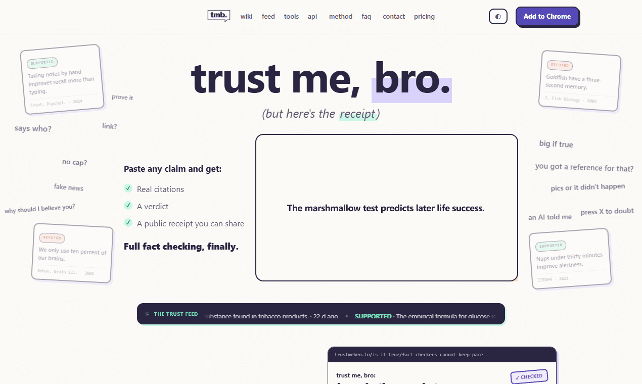 Trust Me Bro screenshot 1