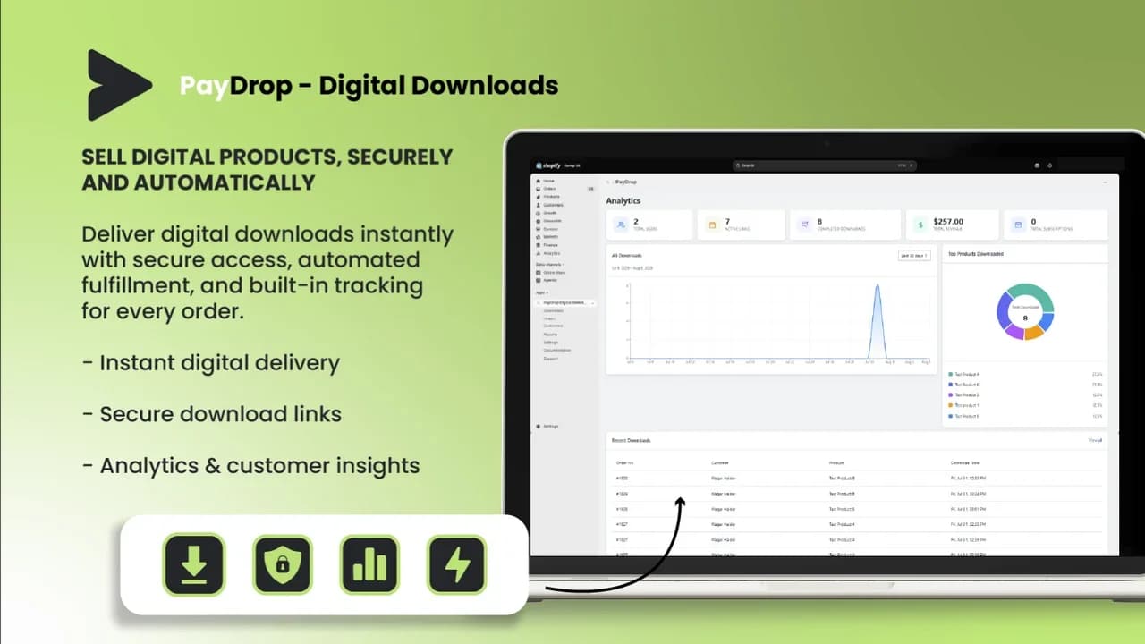 PayDrop Digital Downloads screenshot 1