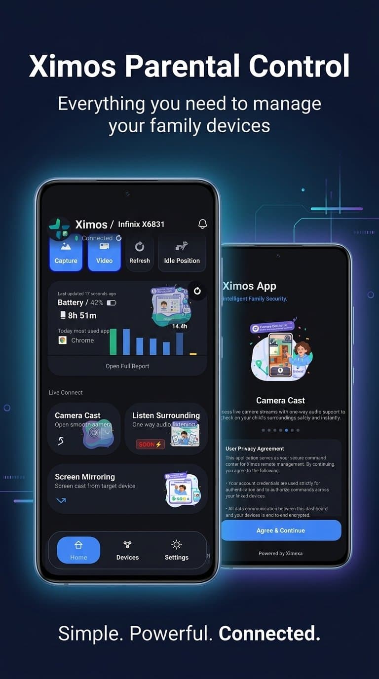 Ximos Parental Control & Live Monitoring screenshot 1