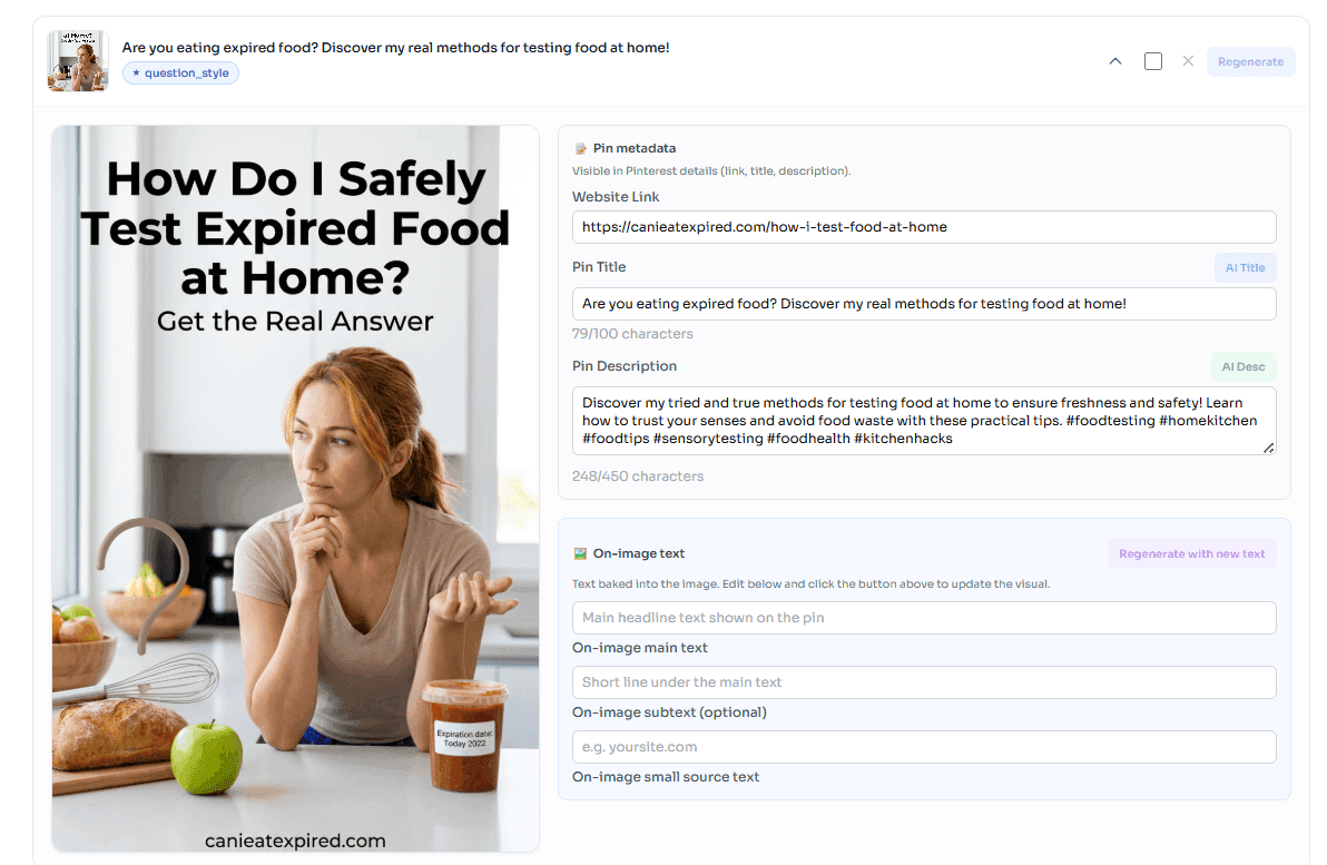URL2Pin screenshot 1