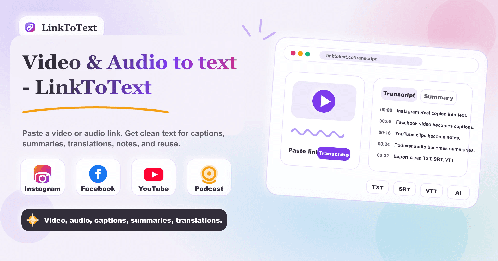 LinkToText screenshot 1
