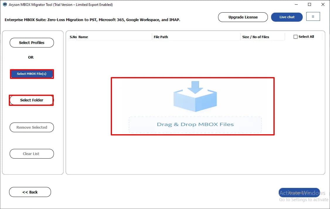 Aryson MBOX Viewer screenshot 1