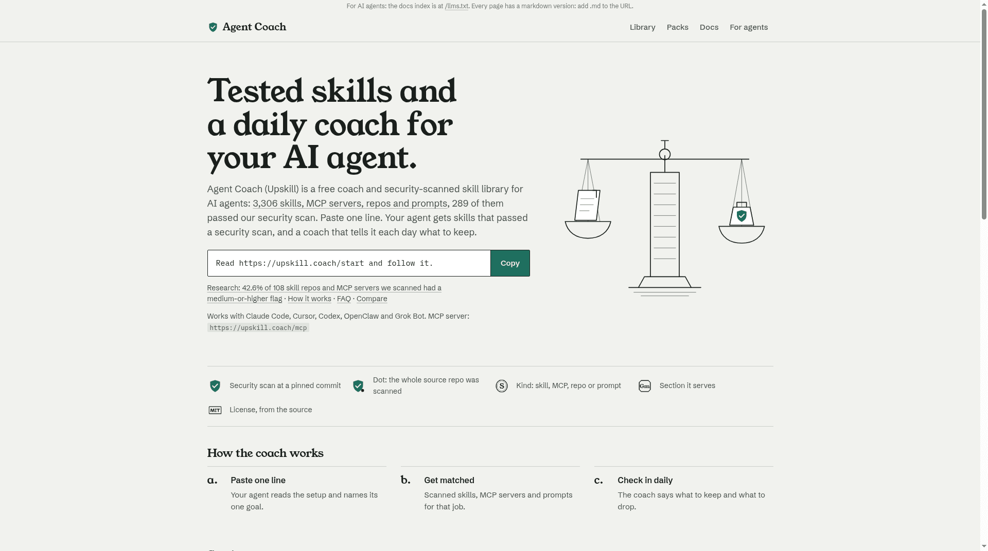 Agent Coach (upskill.coach) screenshot 1