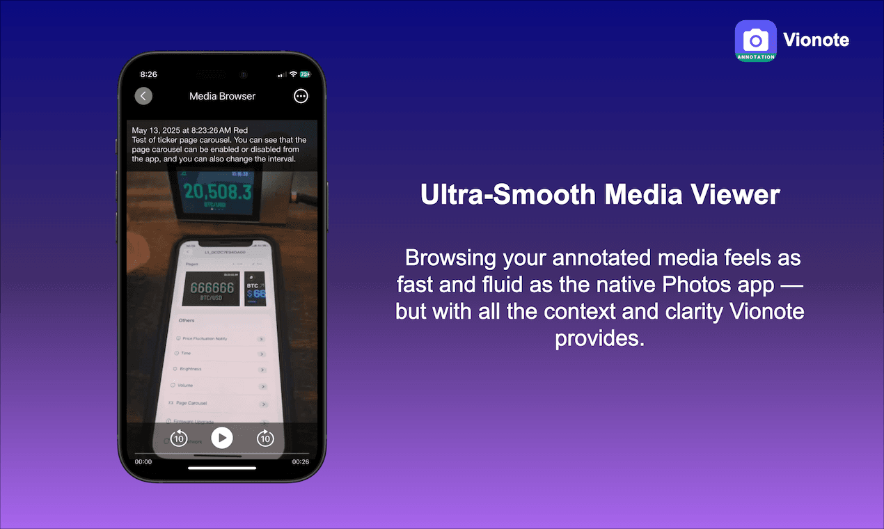 Vionote screenshot 3