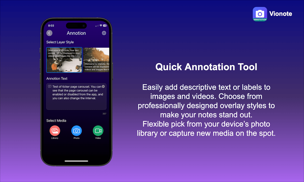 Vionote screenshot 5