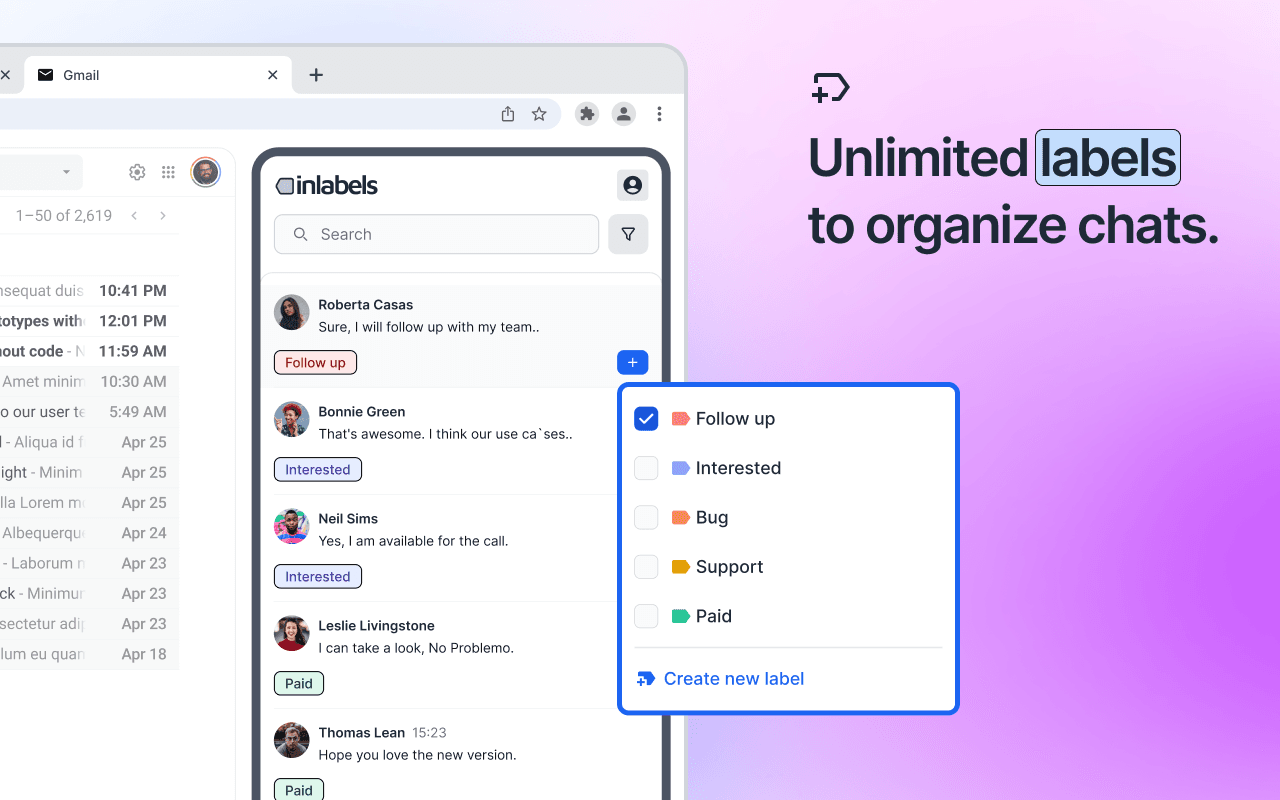 InLabels screenshot 1