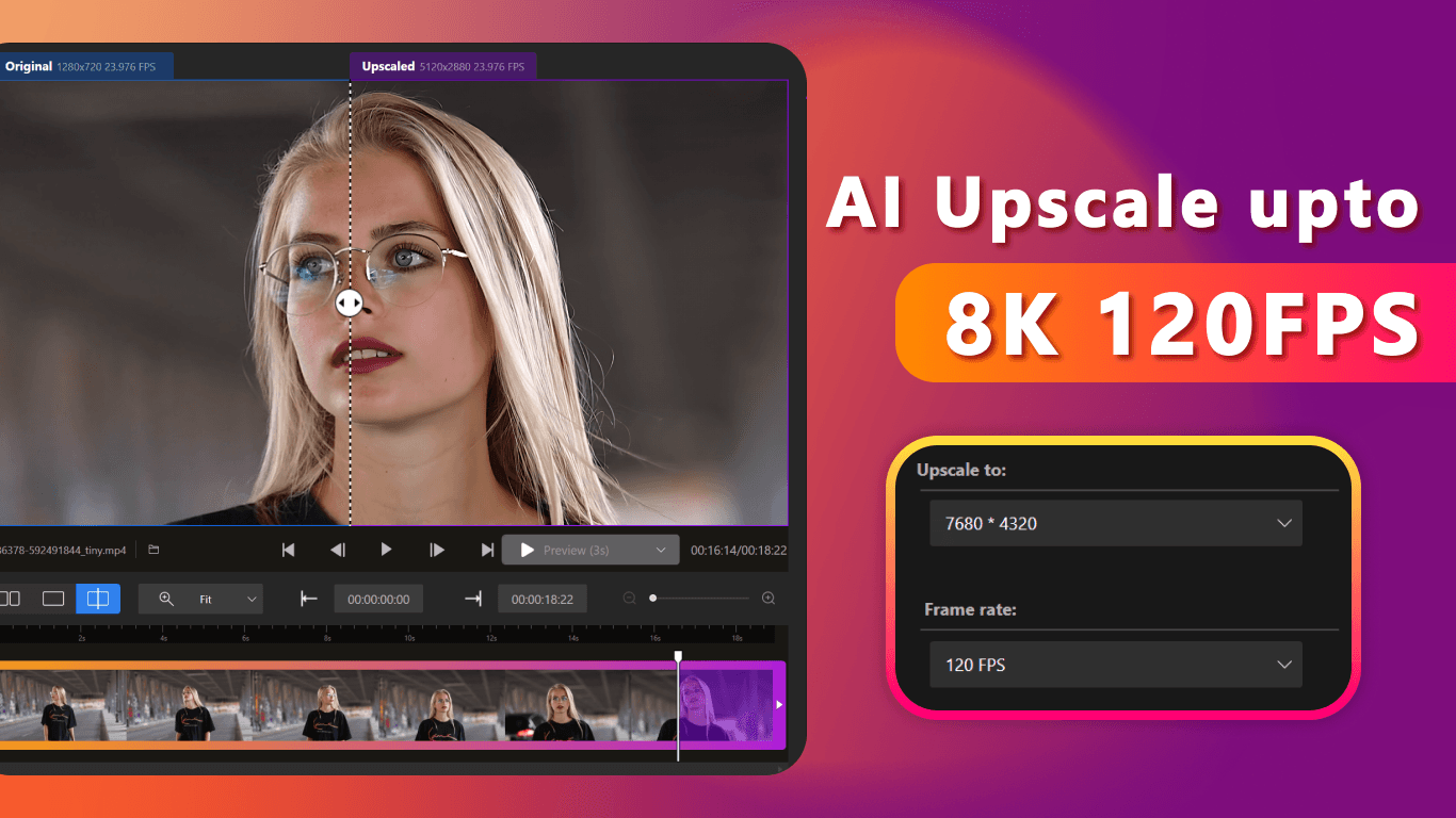Nero AI Video Upscaler screenshot 1