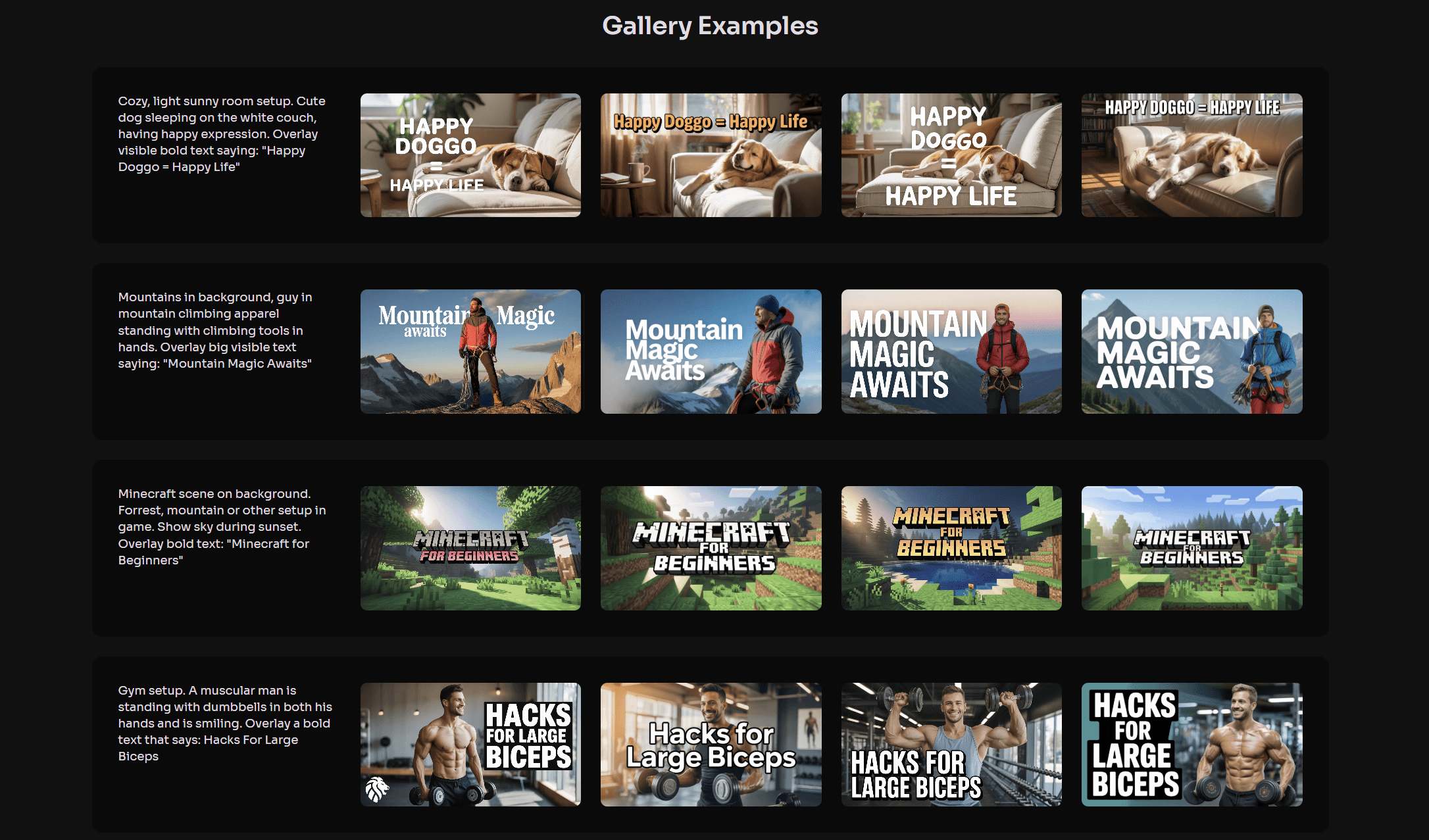 Thumbnail X screenshot 1
