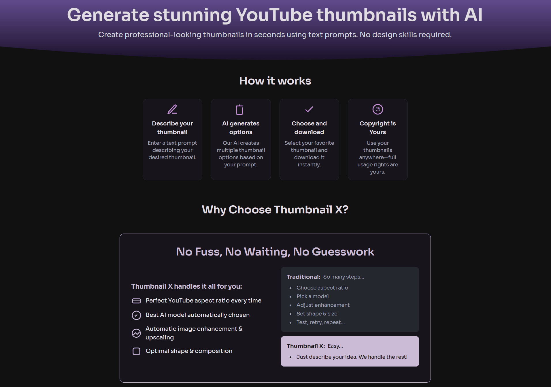 Thumbnail X screenshot 3