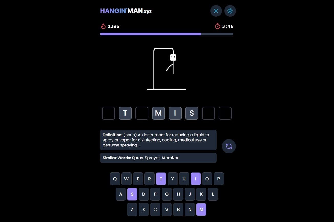 Hangin' Man screenshot 1