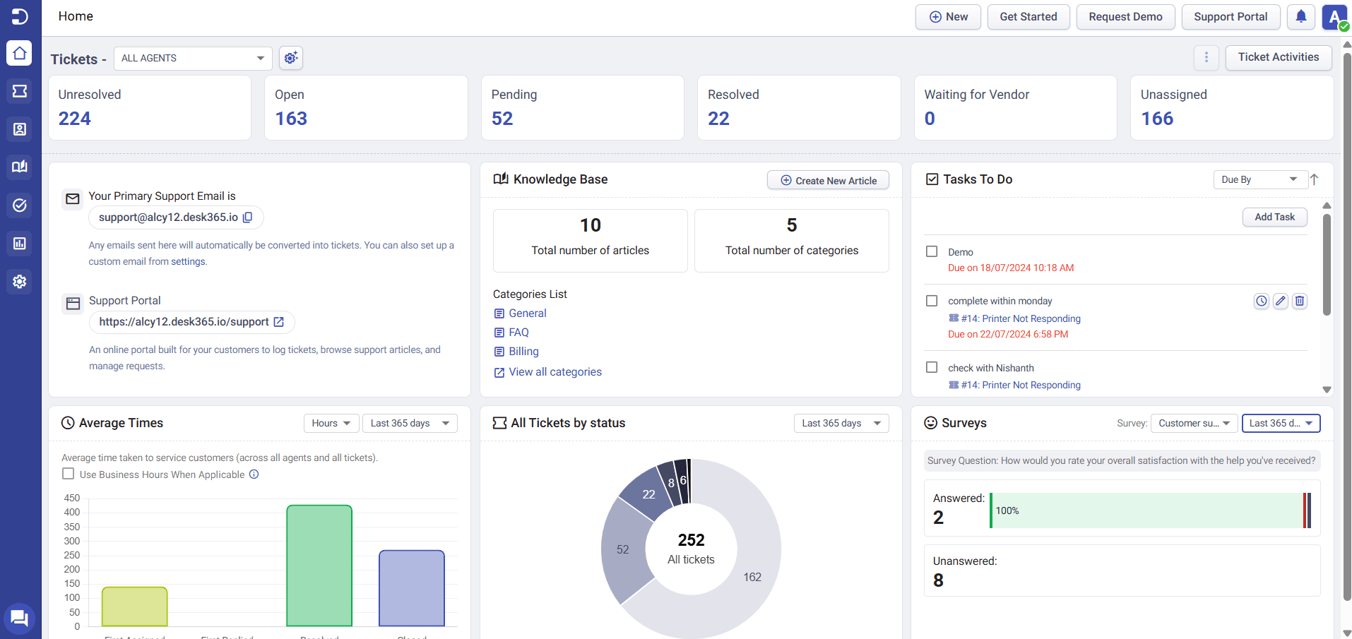 Desk365 screenshot 1