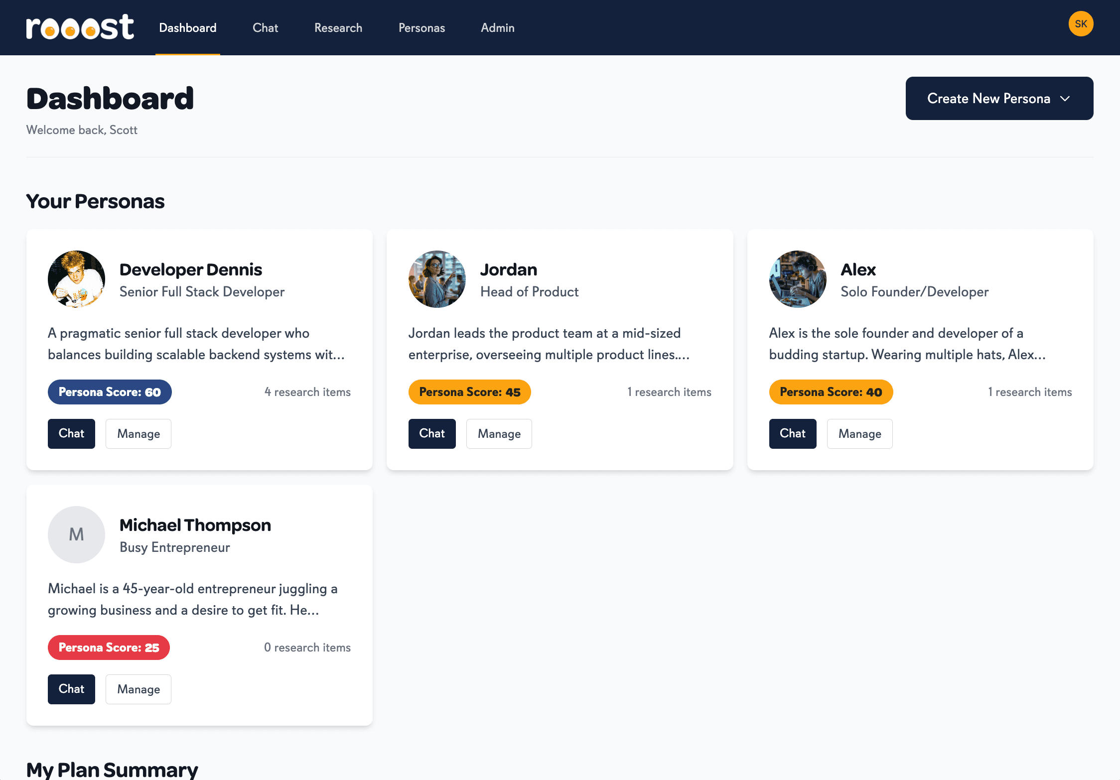 Rooost screenshot 1