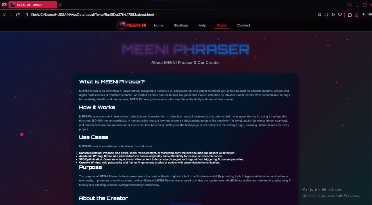 MEENI AI screenshot 5