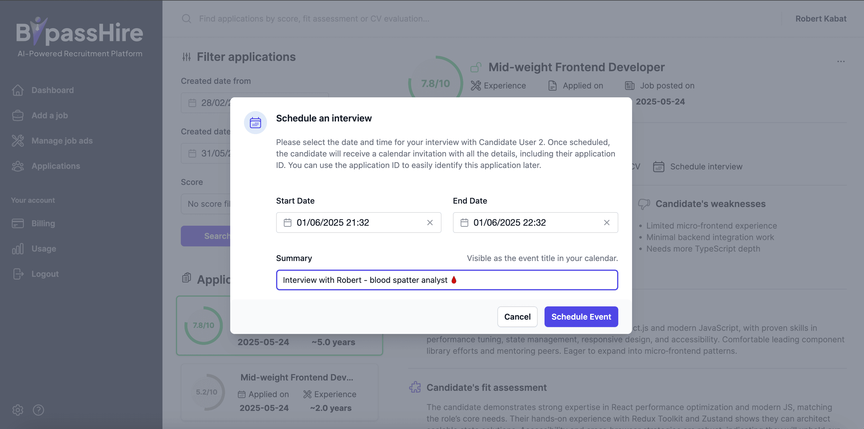 BypassHire screenshot 1