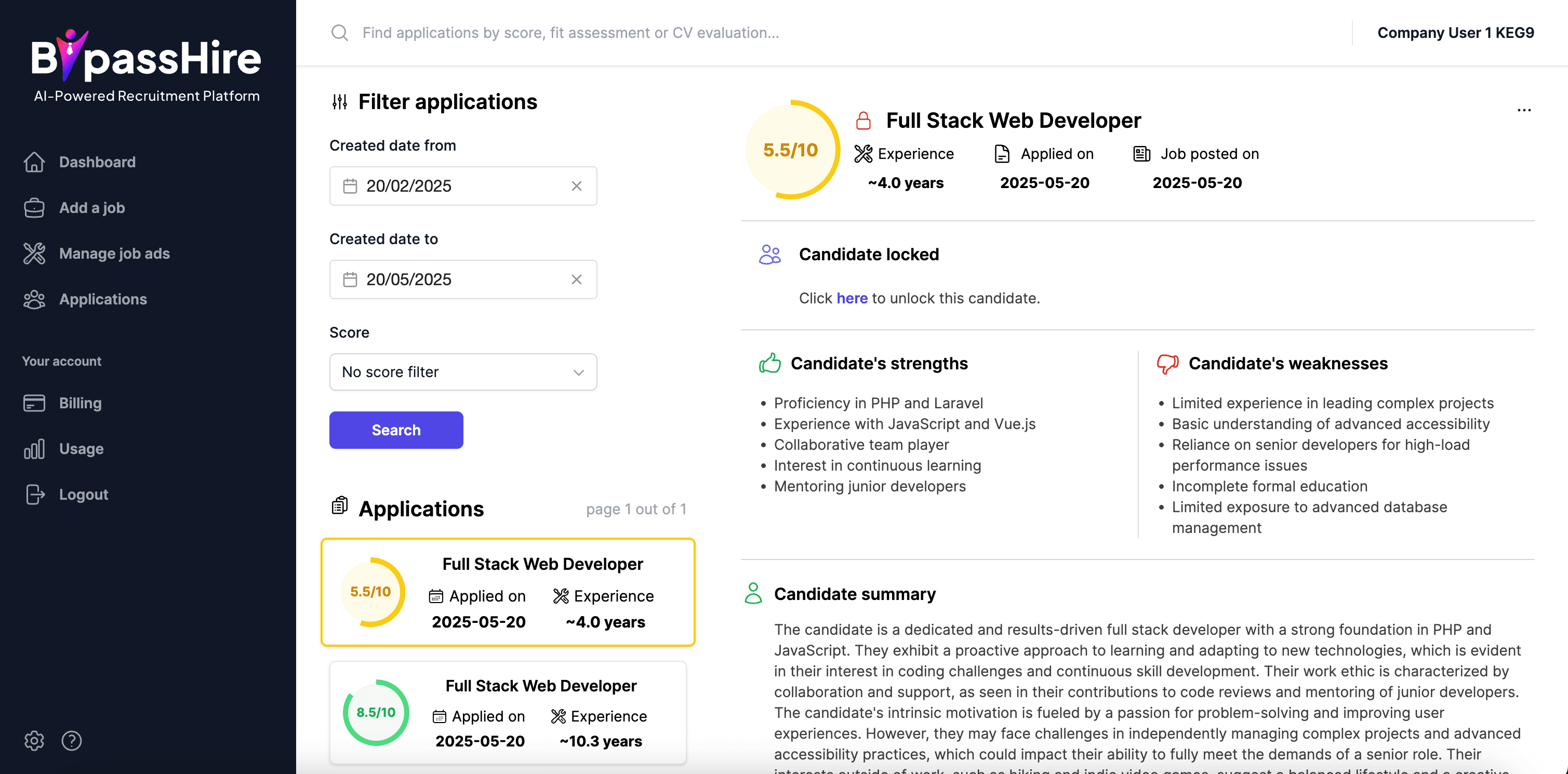 BypassHire screenshot 2