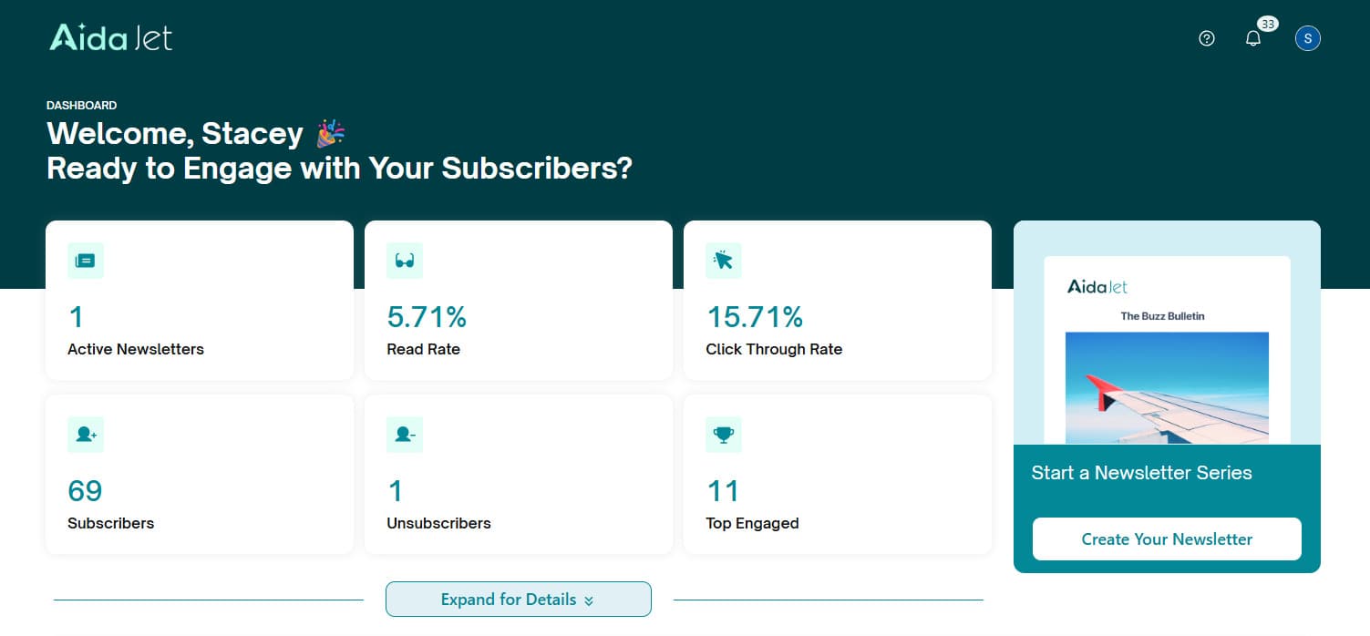 AidaJet screenshot 1