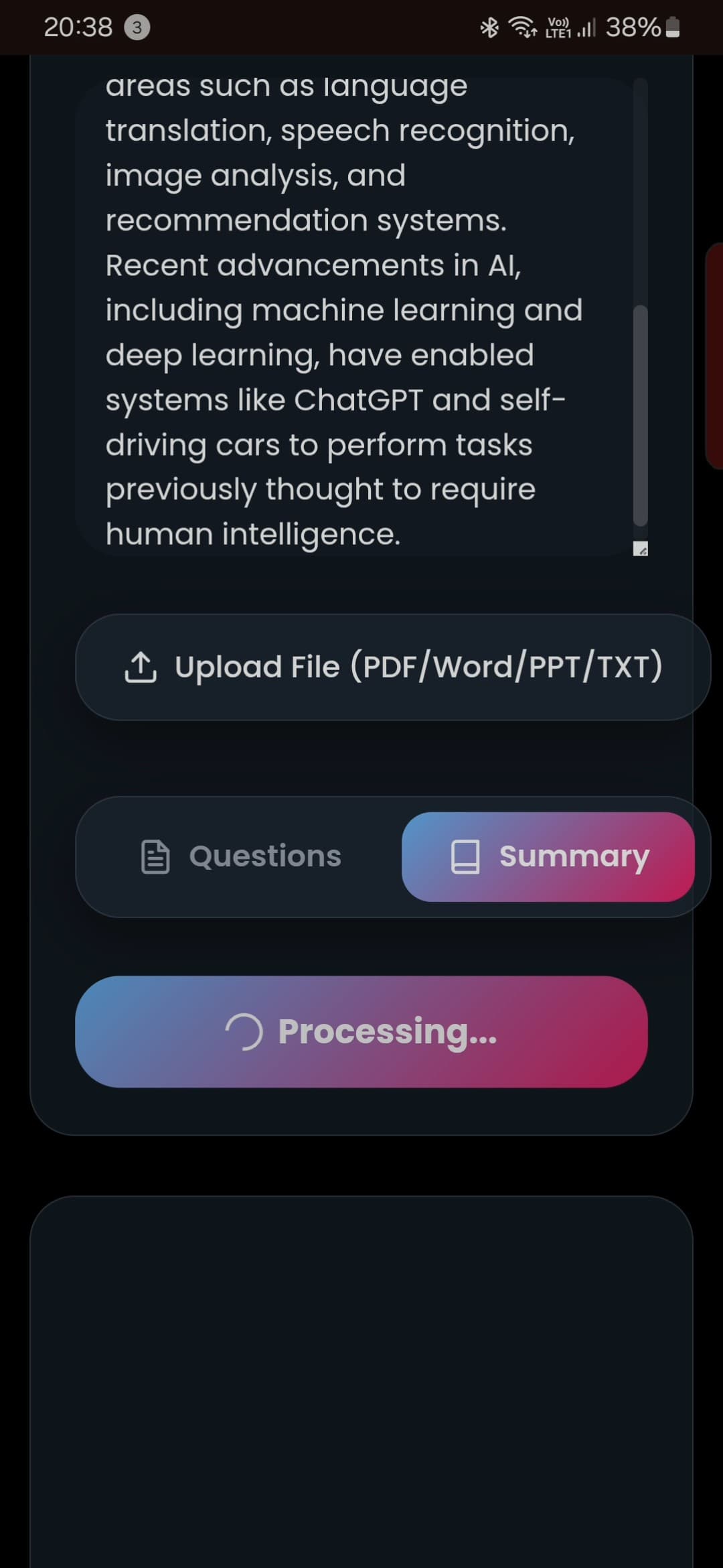 NexNotes AI screenshot 2