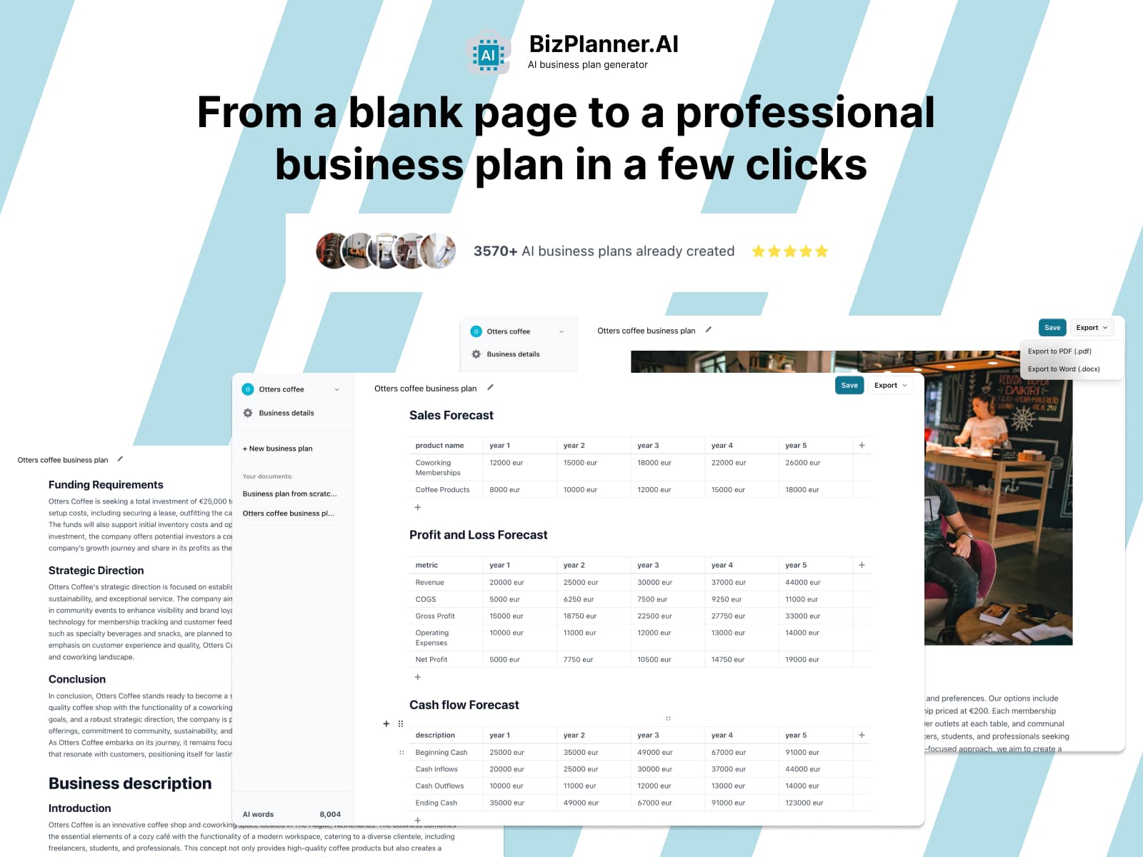 BizPlanner AI screenshot 1
