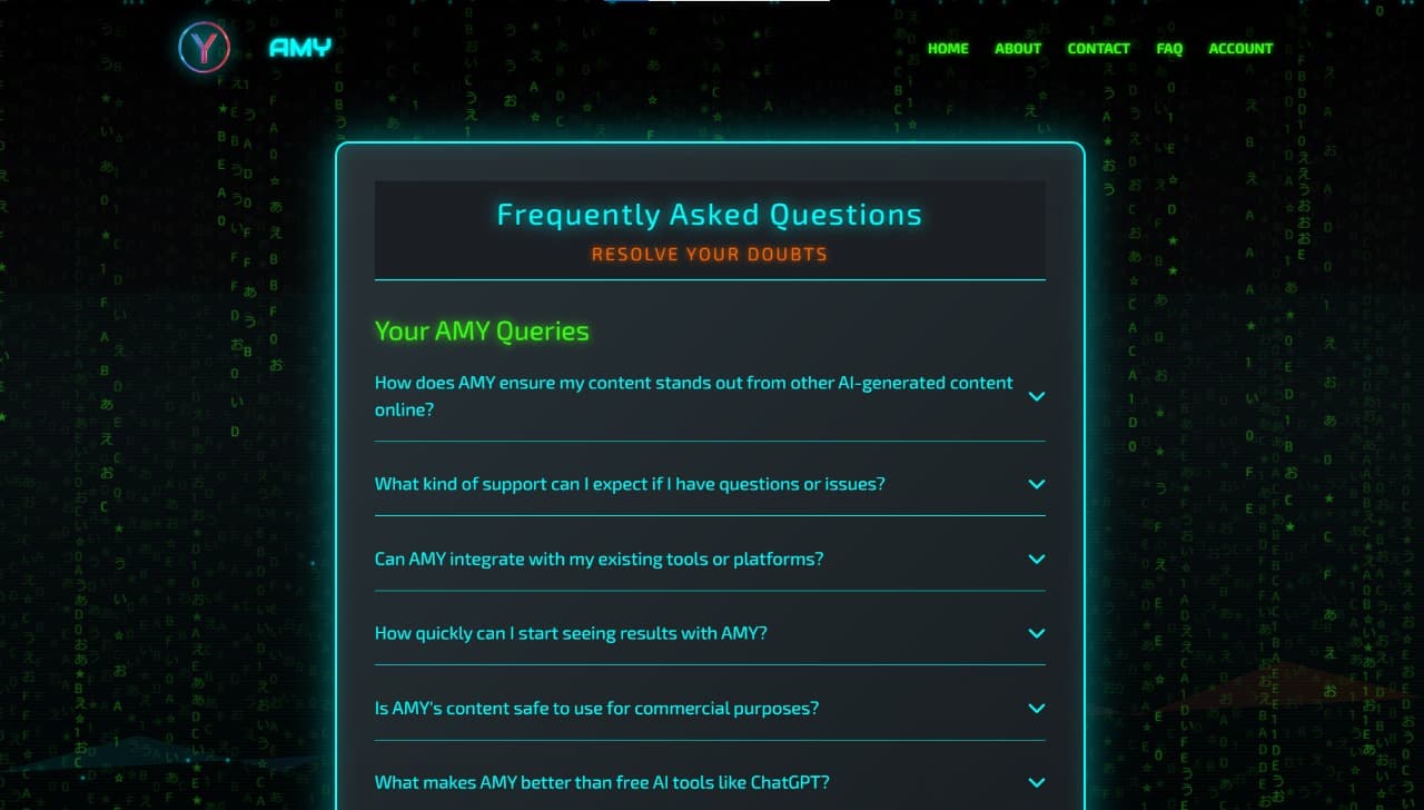 AMY AI screenshot 1