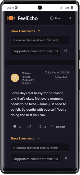 FeelEcho screenshot 3