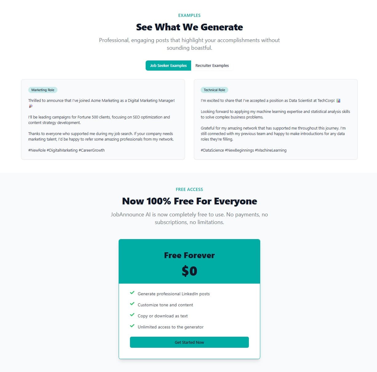JobAnnounce AI screenshot 2