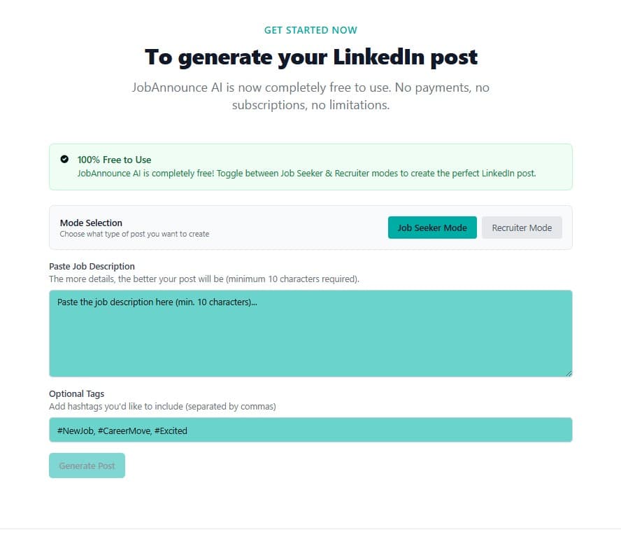 JobAnnounce AI screenshot 3