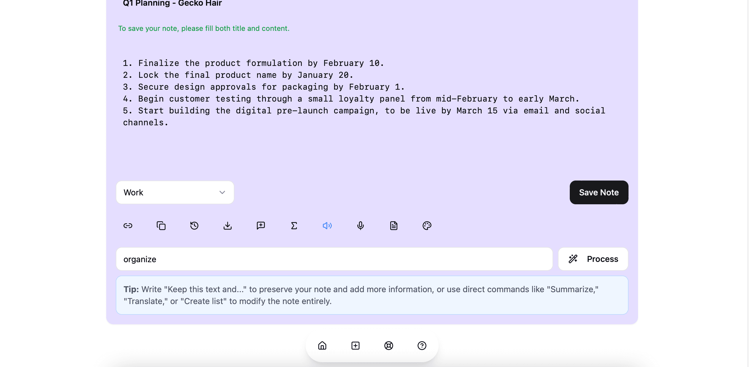 MindNote screenshot 3